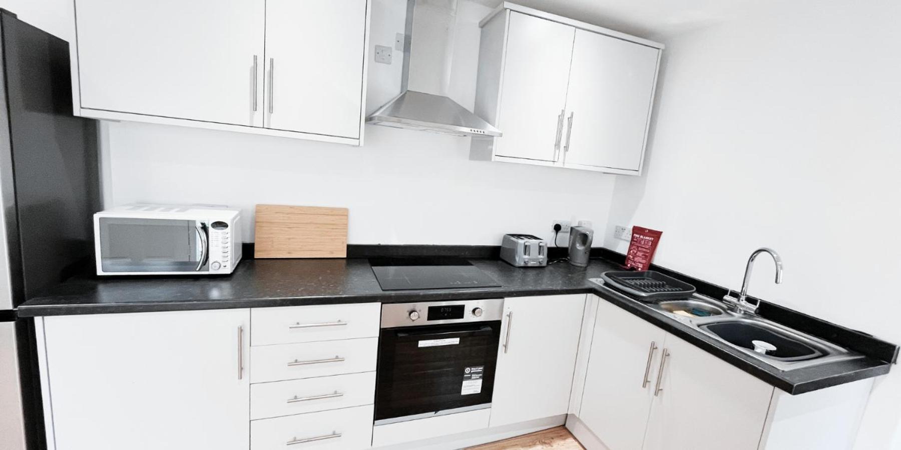 Single In Modern House Near Apartment